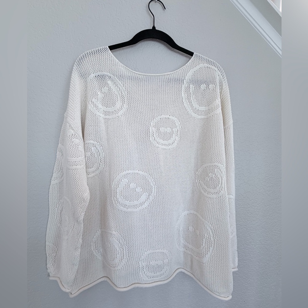 Peace love world boheme collection smiley sweater - Picture 4 of 5